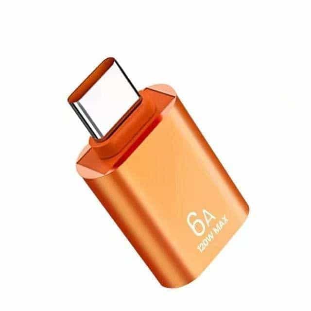OlivLife 120W USB-C to OTG Adapter 6A Fast Charge Converter.
